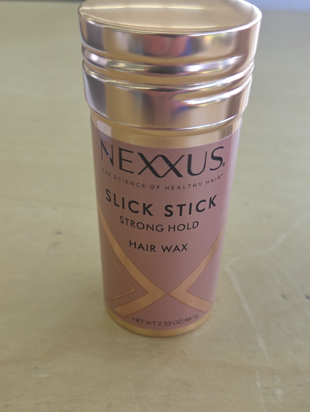 Nexxus Slick Stick Strong Hold Hair Wax - Rose Gold and Gold Accents